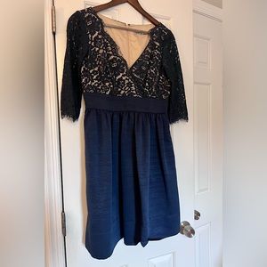Vintage Blue Lace Dress size 8